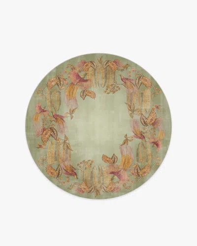 Ruggable Bird Of Paradise Silver Fern Flatwoven Rug By Sanderson