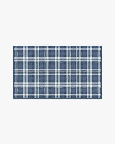 Ruggable Birke Blue Flatwoven Rug