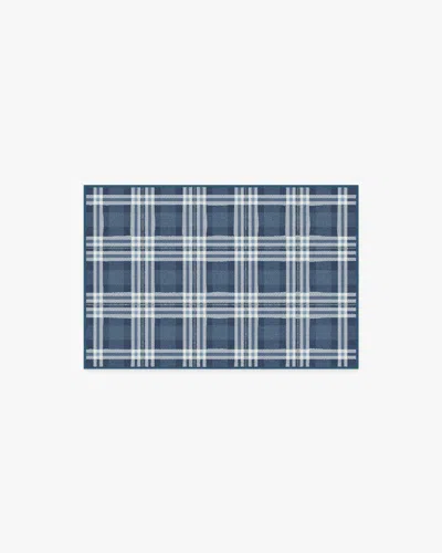 Ruggable Birke Blue Flatwoven Rug