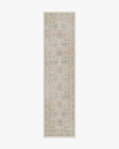 Ruggable Blackthorn Ivory Flatwoven Rug By Morris & Co. In Pink
