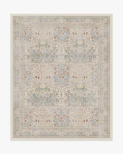 Ruggable Blackthorn Ivory Flatwoven Rug By Morris & Co. In Brown