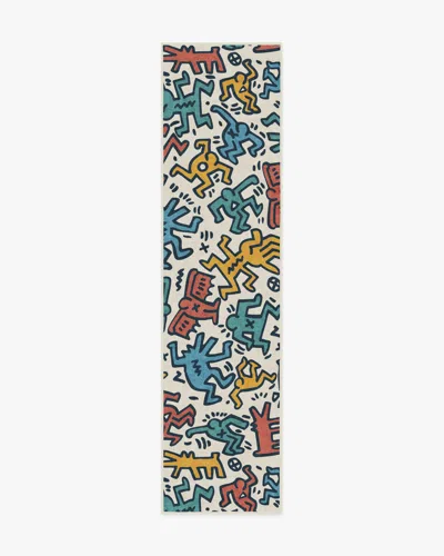 Ruggable Block Party Multicolor Flatwoven Rug By Keith Haring