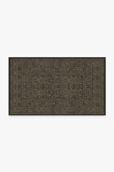 Ruggable Bluebell Soft Black Flatwoven Rug By Morris & Co. In Multi