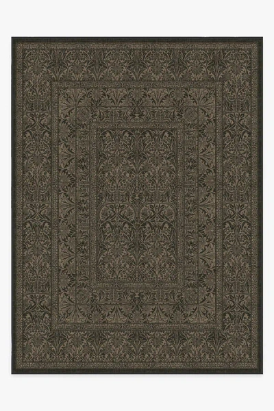 Ruggable Bluebell Soft Black Flatwoven Rug By Morris & Co.