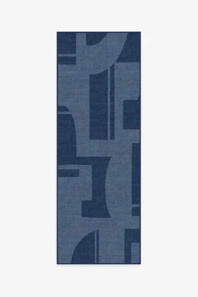 Ruggable Bodin Ink Blue Outdoor Rug In Multi