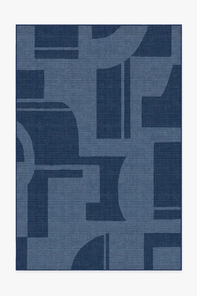 Ruggable Bodin Ink Blue Outdoor Rug In Multi