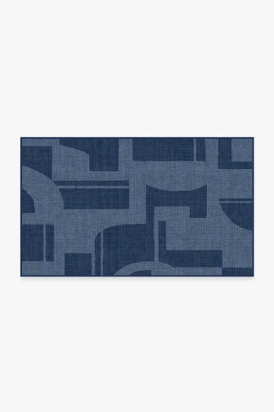 Ruggable Bodin Ink Blue Outdoor Rug In Multi