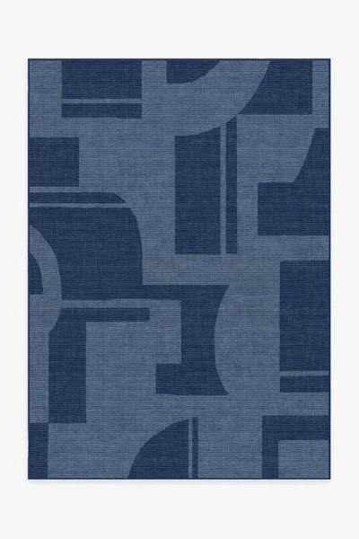 Ruggable Bodin Ink Blue Outdoor Rug In Multi