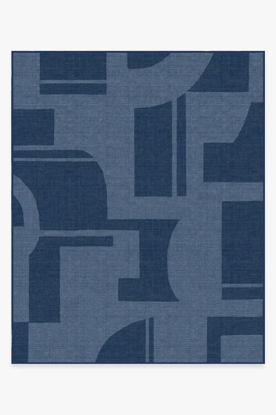 Ruggable Bodin Ink Blue Outdoor Rug