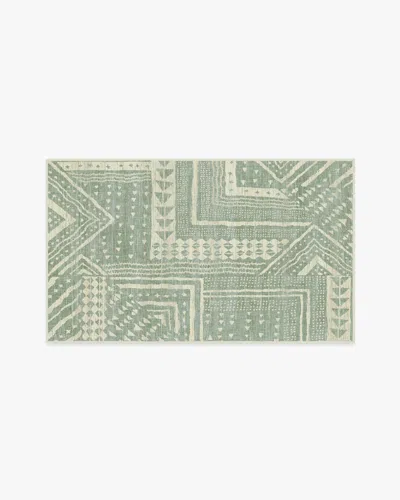 Ruggable Bogolan Sage Flatwoven Rug By Malene Barnett In Multi