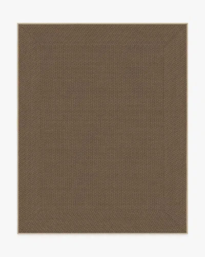 Ruggable Border Braid Sand Re-jute Rug In Brown
