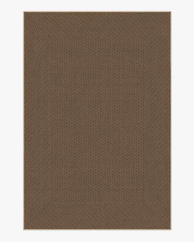Ruggable Border Braid Sand Re-jute Rug In Brown