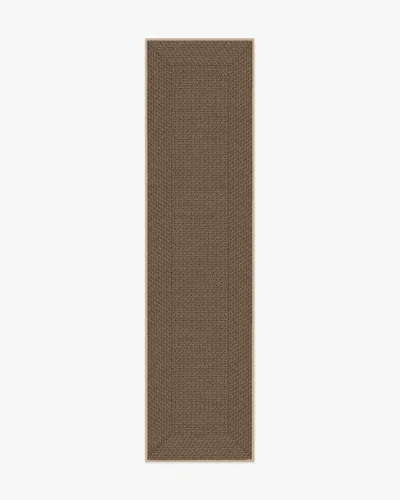 Ruggable Border Braid Sand Re-jute Rug In Brown