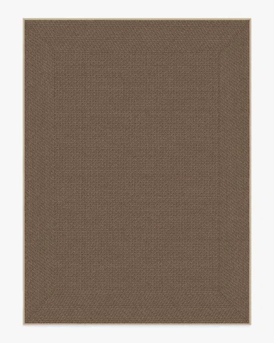 Ruggable Border Braid Sand Re-jute Rug In Brown