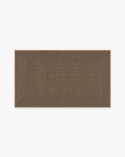 Ruggable Border Braid Sand Re-jute Rug In Brown