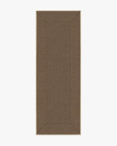 Ruggable Border Braid Sand Re-jute Rug In Brown