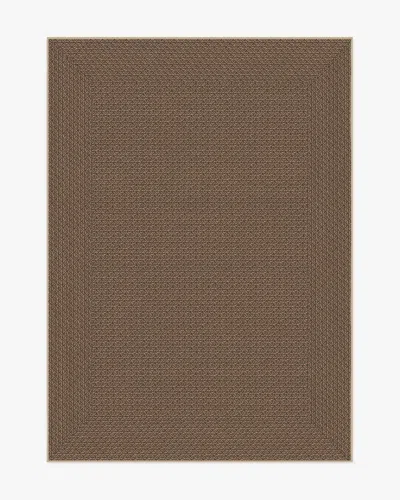 Ruggable Border Braid Sand Re-jute Rug In Brown
