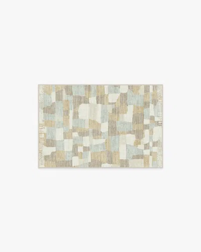 Ruggable Boulder Neutral & Grey Flatwoven Rug By The Local Project In Gray