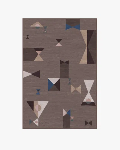 Ruggable Bowtie Brown Flatwoven Rug By Jonathan Adler