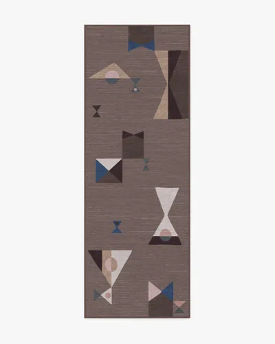 Ruggable Bowtie Brown Flatwoven Rug By Jonathan Adler
