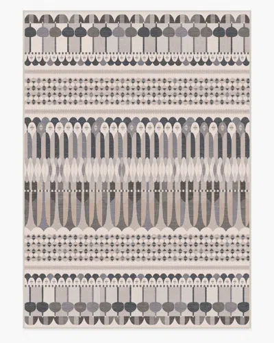 Ruggable Brasilia Grey Flatwoven Rug By Jonathan Adler In Gray