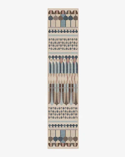 Ruggable Brasilia Slate Blue Multicolor Flatwoven Rug By Jonathan Adler In Neutral