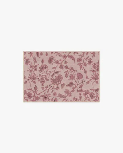 Ruggable Brenna Natural & Blush Flatwoven Rug In Multi