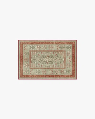 Ruggable Briar Sage & Rust Flatwoven Rug In Multi