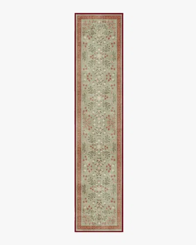 Ruggable Briar Sage & Rust Flatwoven Rug