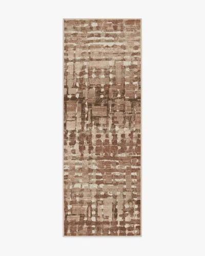 Ruggable Brooklyn Copper Clay Flatwoven Rug By Architectural Digest In Brown