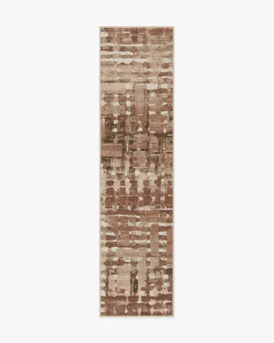 Ruggable Brooklyn Copper Clay Flatwoven Rug By Architectural Digest In Brown