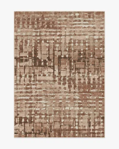 Ruggable Brooklyn Copper Clay Flatwoven Rug By Architectural Digest In Brown