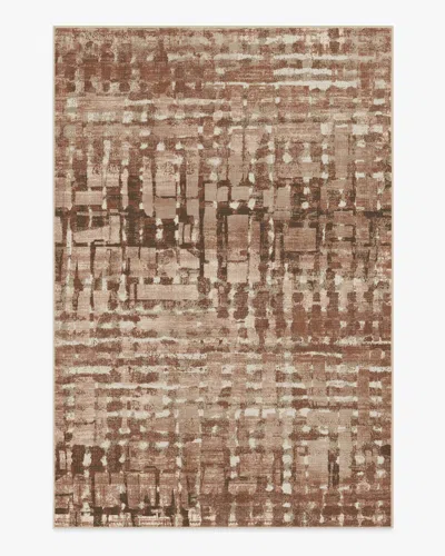 Ruggable Brooklyn Copper Clay Flatwoven Rug By Architectural Digest In Brown