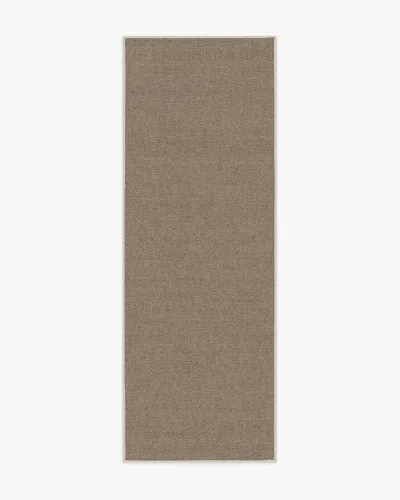 Ruggable Burlap Solid Dove Grey Re-jute Rug In Brown