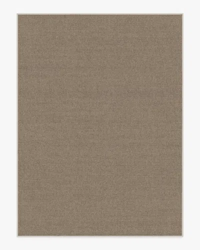 Ruggable Burlap Solid Dove Grey Re-jute Rug In Brown