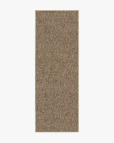 Ruggable Burlap Solid Sand Re-jute Rug In Brown