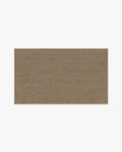 Ruggable Burlap Solid Sand Re-jute Rug In Brown