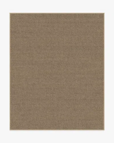 Ruggable Burlap Solid Sand Re-jute Rug In Brown