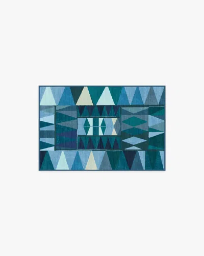 Ruggable Cadra Blue Teal Flatwoven Rug By Jungalow