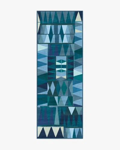Ruggable Cadra Blue Teal Flatwoven Rug By Jungalow