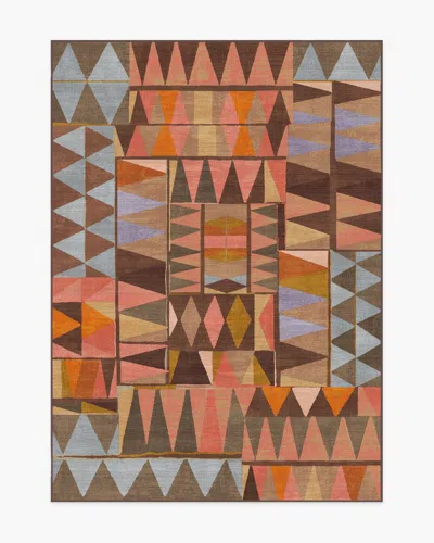 Ruggable Cadra Warm Brown Flatwoven Rug By Jungalow