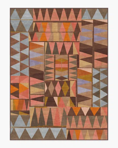 Ruggable Cadra Warm Brown Flatwoven Rug By Jungalow