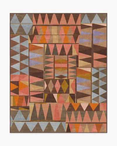 Ruggable Cadra Warm Brown Flatwoven Rug By Jungalow
