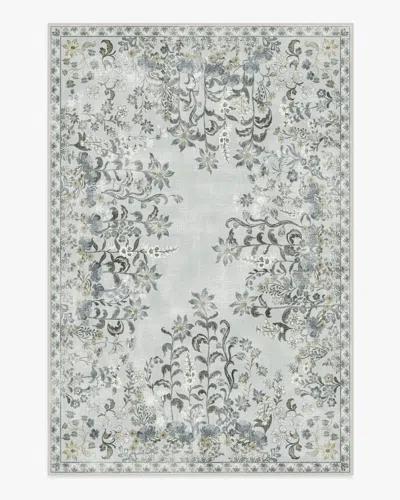 Ruggable Calla Stone Grey Flatwoven Rug In Blue