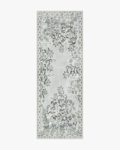 Ruggable Calla Stone Grey Flatwoven Rug In Blue
