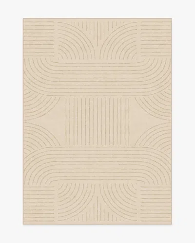 Ruggable Callen Sand Flatwoven Rug In Pink