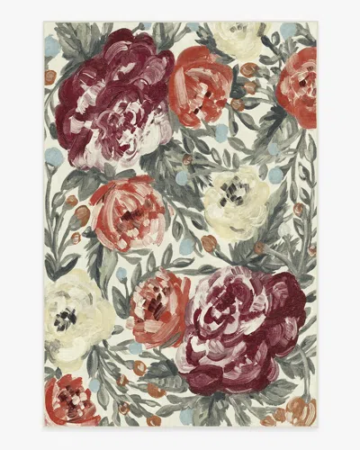 Ruggable Camellia Currant Flatwoven Rug In Multi