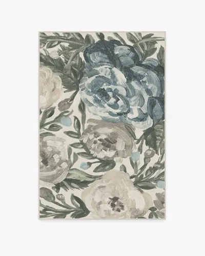 Ruggable Camellia Jade Flatwoven Rug In Green
