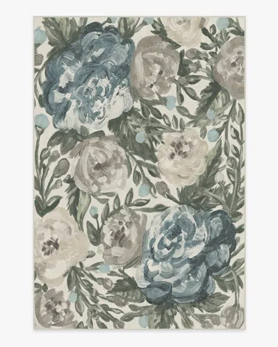 Ruggable Camellia Jade Flatwoven Rug In Green