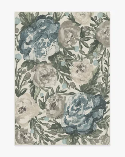 Ruggable Camellia Jade Flatwoven Rug In Green